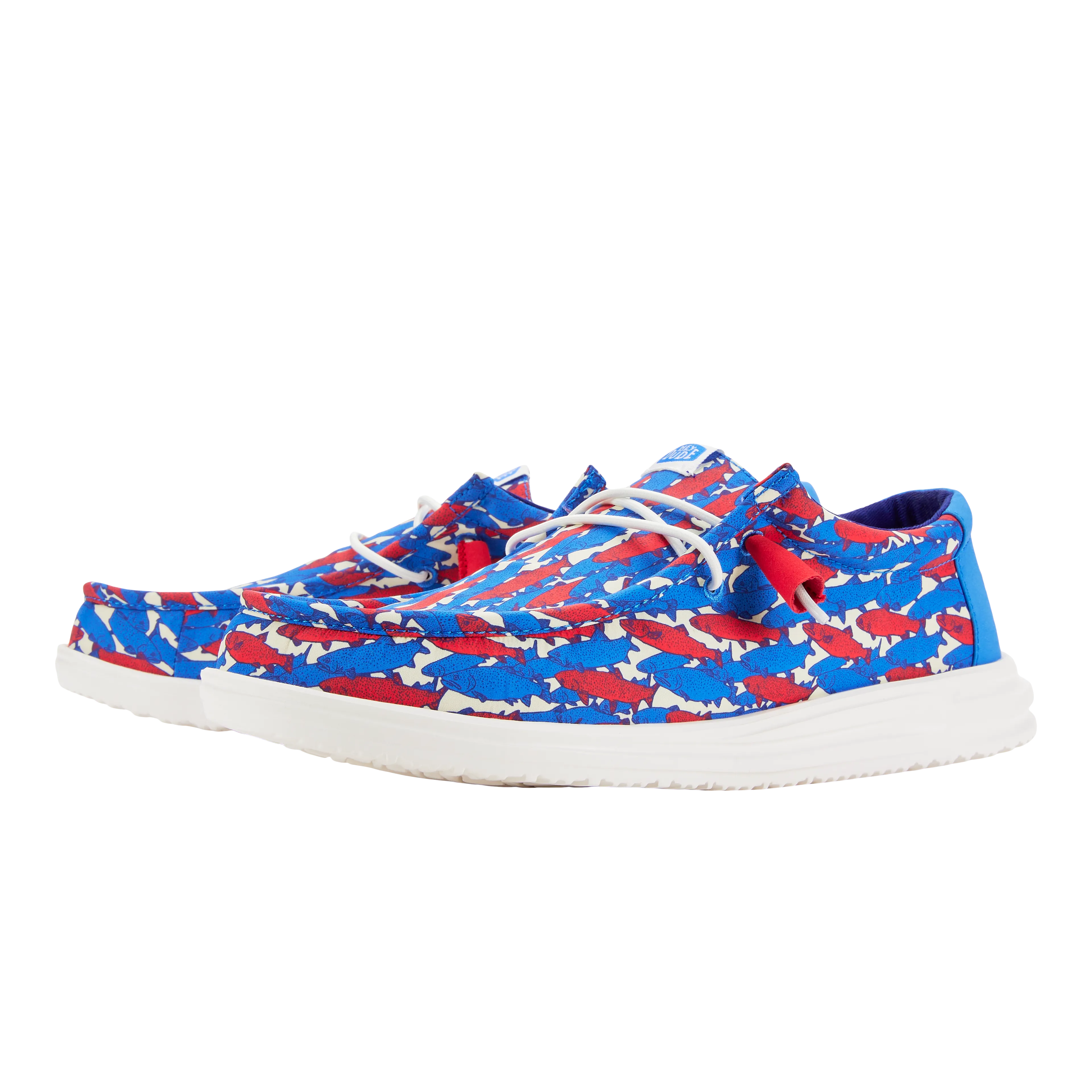 Wally H2O Fish Camo - White/Blue/Red