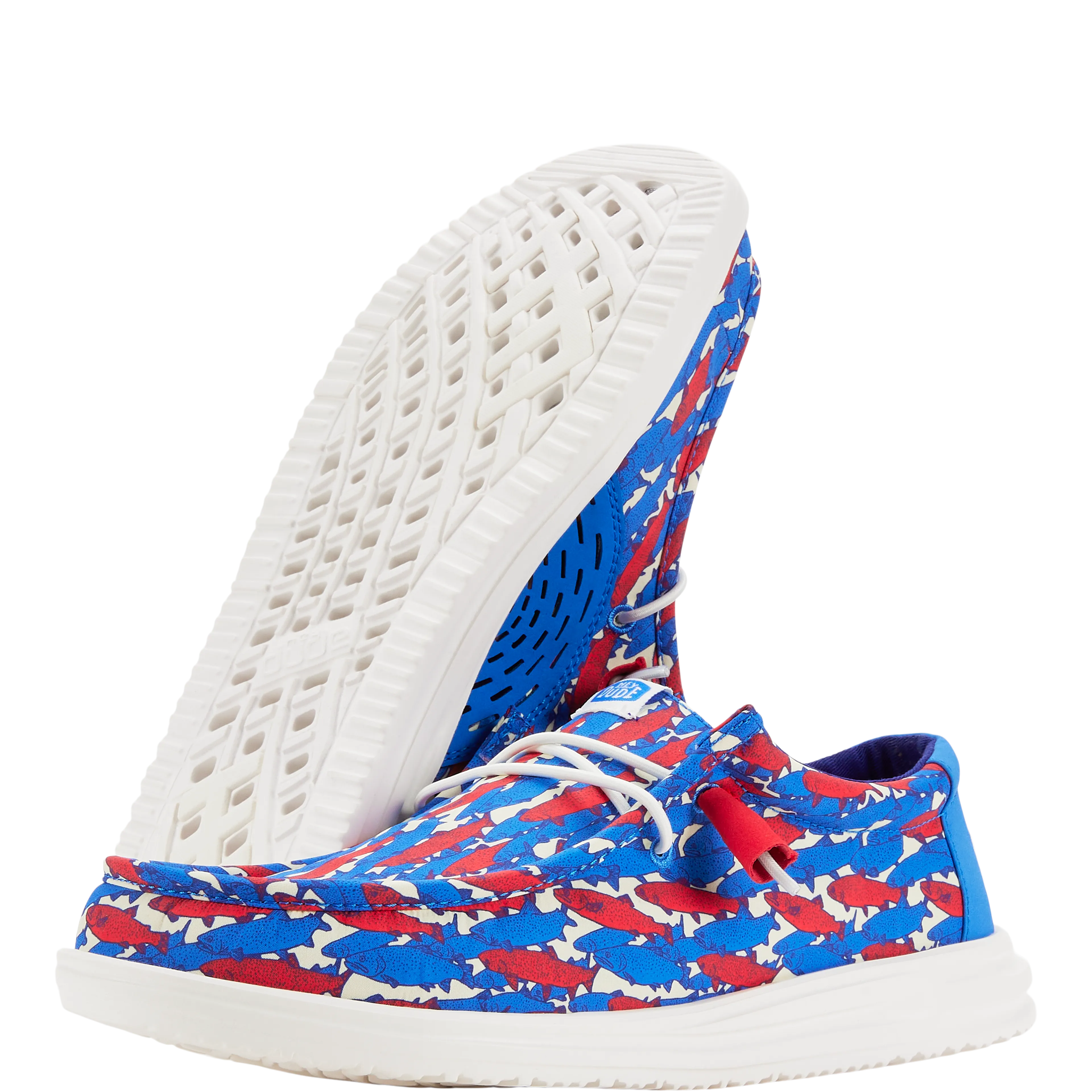 Wally H2O Fish Camo - White/Blue/Red