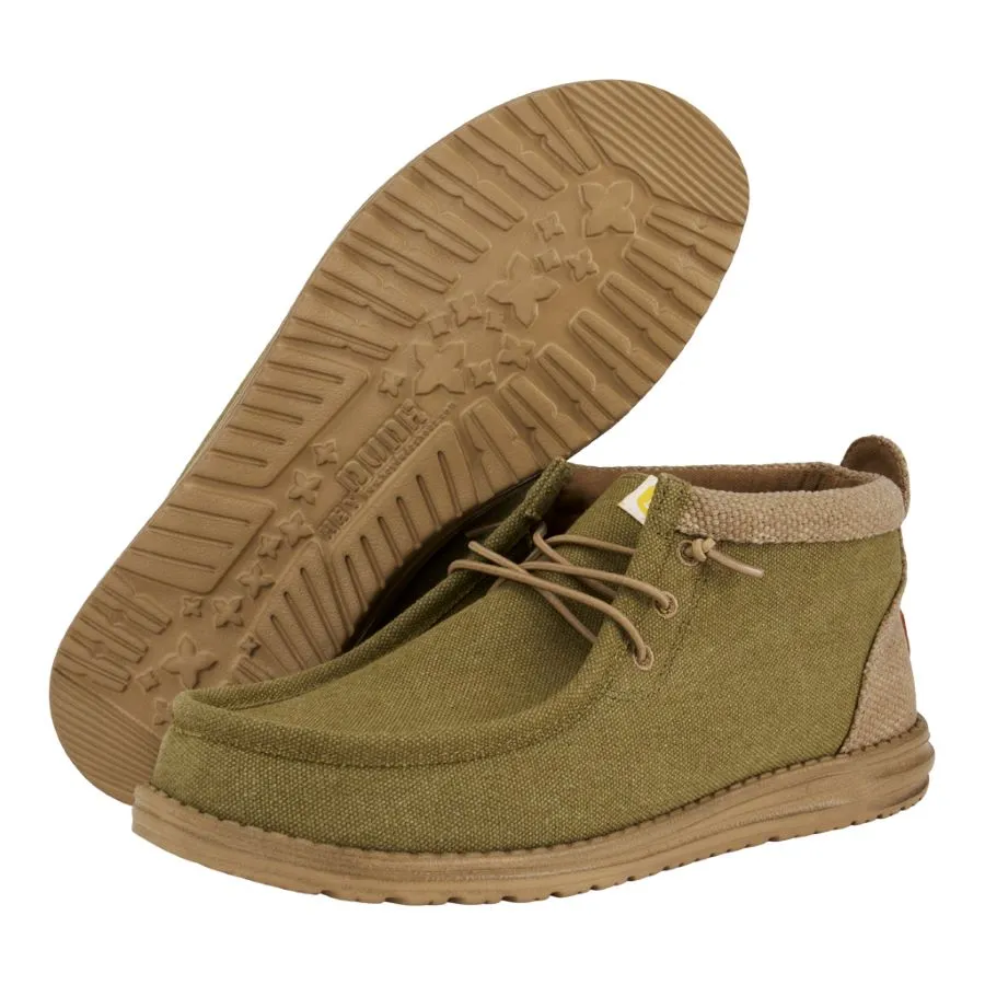 Wally Mid Salt and Stone - Dusty Olive Tan