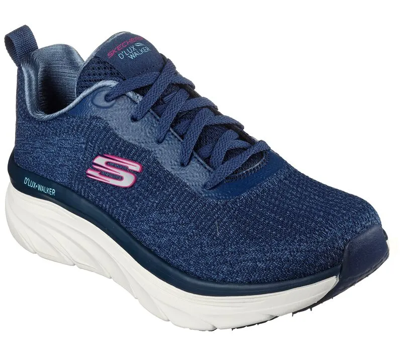 Women's Wide Fit Skechers 149815 Daily Beauty D'lux Vegan Walker Sneakers